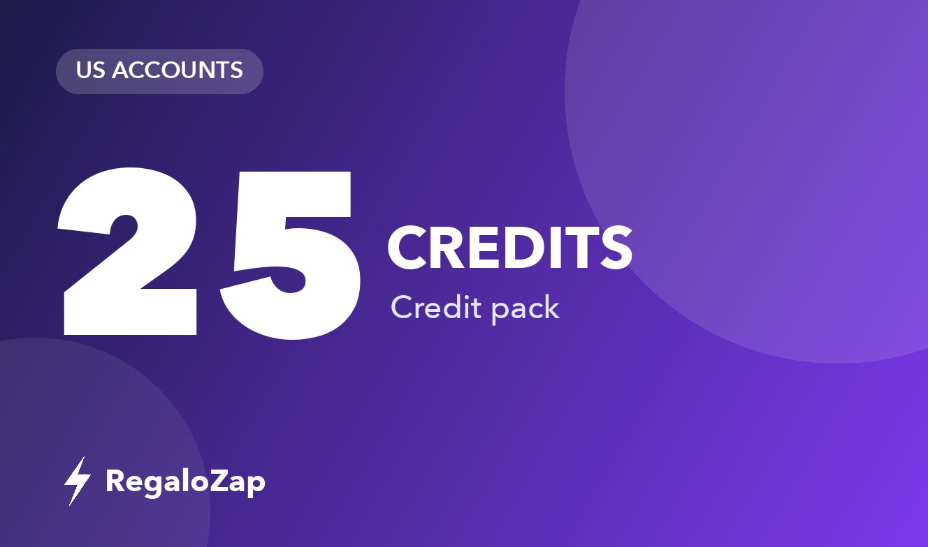 Credits for Audible (US) – 25 Credits